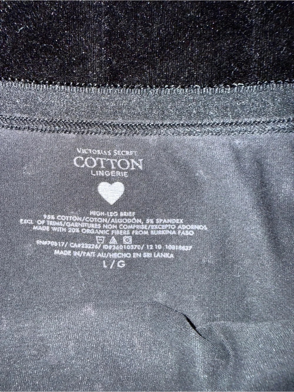 Victoria's Secret Gray & Pink and Black  & White high-leg Briefs